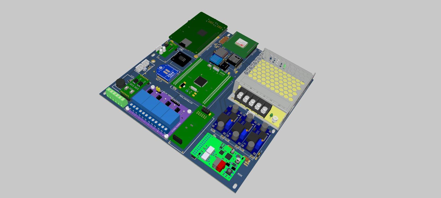 Smart building sensor board